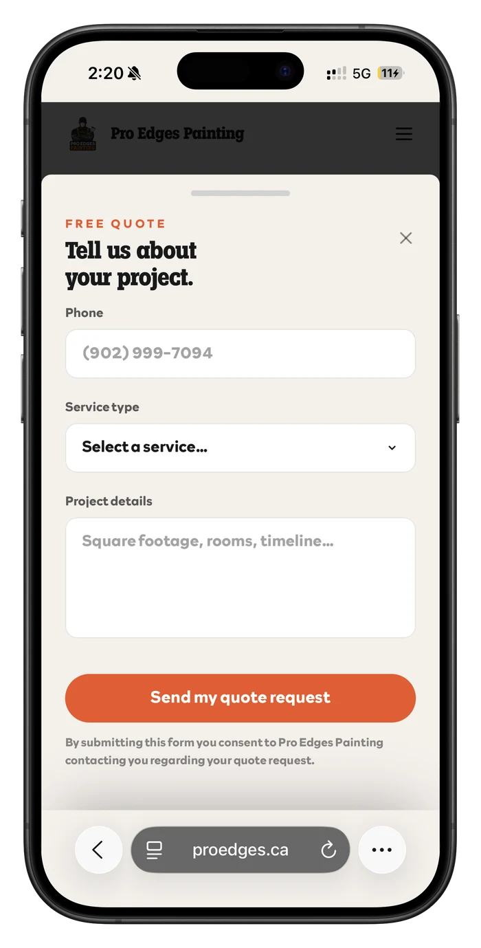 4. Request a quote